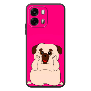 Чохол (ТПУ) Милі песики для OPPO A6s (Веселий Мопсік)