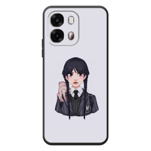 Чехлы Венсдей на OPPO A6s Уэнсдей (AlphaPrint)