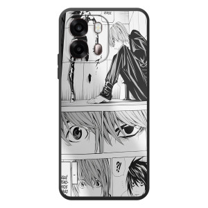 Чехол с символикой Аниме для OPPO A6s – Коллаж Ягами