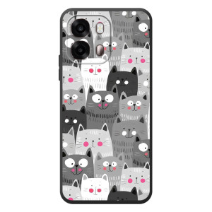 Чехол с милыми котиками на  Reinforced Glass Vape – Коллаж с котами