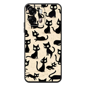 Чехол с рисунком кот на OPPO A6s