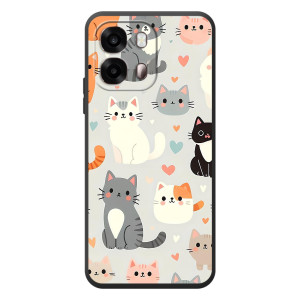 Чехол с рисунком кот на OPPO A6s