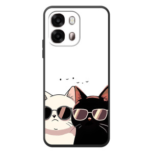 Чехол с рисунком кот на OPPO A6s