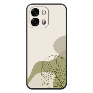 Силиконовый чехол с принтом в цветах на OPPO A6s