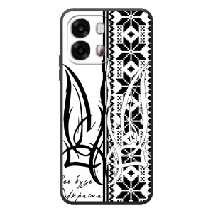 Чохол з українським гербом на OPPO A6s – Герб з вишивкою