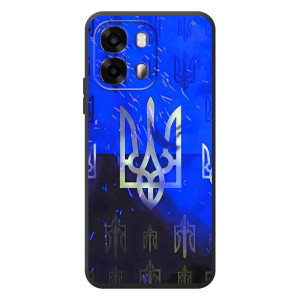 Чохол з українським гербом на OPPO A6s – Герби на синьому