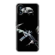 Чехол с украинским воином на OPPO A6s – Украинский снайпер