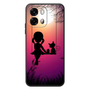 Девчачий Чехол для OPPO A6s – На качели