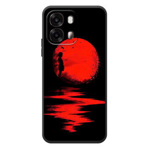 Летний Чехол на OPPO A6s – Красный Закат