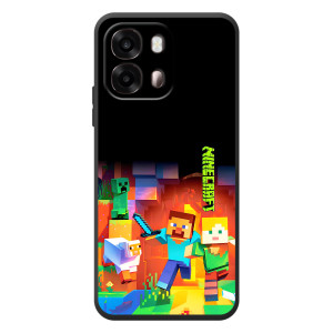 Чехлы для OPPO A6s (Персонажи Майн Крафт) – Герой Майнкрафт