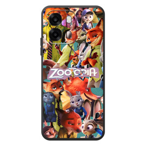 Силіконовий чохол з принтом Зоотрополіс для OPPO A6s – Колаж героїв
