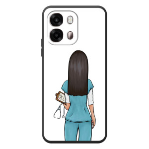 Силиконовый бампер (Работники) на OPPO A6s – Доктор