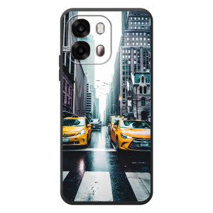 Силиконовый бампер (Работники) на OPPO A6s – Такси