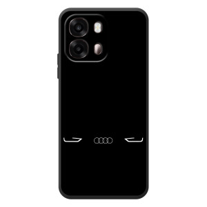 Силиконовый бампер с картинкой машины на OPPO A6s – Силует Audi