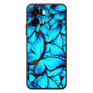 Силиконовый бампер с картинкой животных для OPPO A6s (Крылья бабочек)