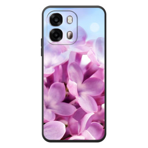 Силіконовий бампер з принтом (квіточки) на 

ОРО A6s 
 (Бузкові квіти)