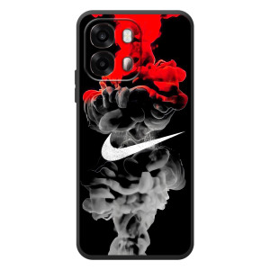 Силіконовый Чохол на OPPO A6s з картинкою НАЙК – Nike дим