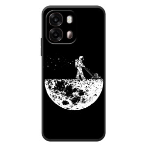 Силиконовый Чехол с принтом "Космонавты" на OPPO A6s – Космонавт