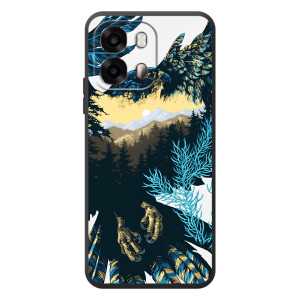 Силиконовый чехол с птичкой на OPPO A6s – Яркий Орел