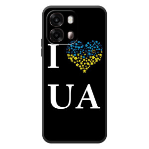 Силіконовий Чохол  на OPPO A6s (Я-Україна) – I Love UA