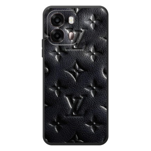 Текстурный Чехол Louis Vuitton для 

ОПО A6с 
 (Черный ЛВ)