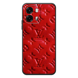 Текстурный Чехол Louis Vuitton для 

ОПО A6с 
 (Красный ЛВ)