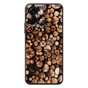 Текстурный Чехол для OPPO A6s – Дрова