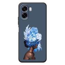 Чехлы (ART) Цветы на OPPO A6x (VPrint) (Квіти на голові)