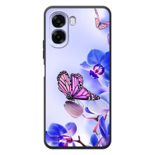 Чохли з квітами для OPPO A6x (VPrint) (Метелик на квітах)