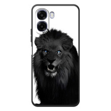 Чехлы с картинками животных OPPO A6x (Черный ЛЕВ)