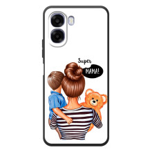 Чохол з друком для OPPO A6x - (Мама з дитинкою) (AlphaPrint) – Мама з синочком