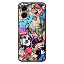 Чехлы с крутыми принтами для OPPO A6x - (PREMIUMPrint) (Monopoly man)