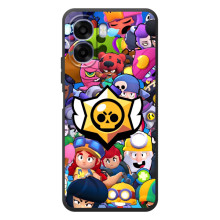 Чехол для OPPO A6x Бравл Старс (VPrint) – Лого Brawl Stars