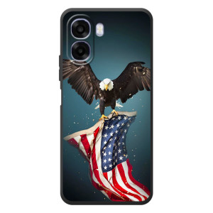 Чехол Флаг USA для OPPO A6x – Орел и флаг