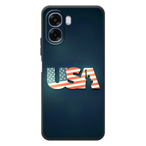 Чехол Флаг USA для OPPO A6x – USA