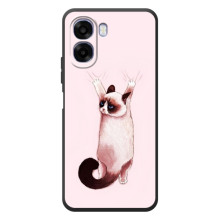 Чехол на ОППО А6х с Котами (VPrint) (Котик падает)