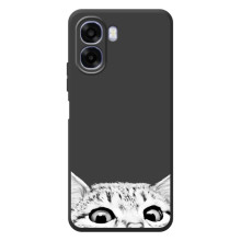 Чехол на ОППО А6х с Котами (VPrint) (Выглядывает кот)