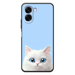 Чехол на тематику: Коты для OPPO A6x – Белый кот
