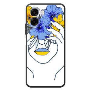 Чохол на OPPO A6x (Український дизайн) (Українка на всю голову)