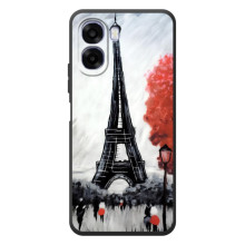 Чехол Эйфелева Башня для OPPO A6x - (AlphaPrint) (Башня в Париже)
