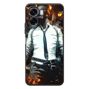 Силиконовый чехол с картинкой "Герой Pubg" на OPPO A6x – Man Пубг