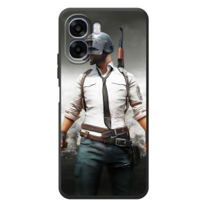 Силиконовый чехол с картинкой "Герой Pubg" на OPPO A6x – Пабг