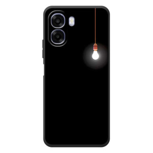 Чохол з картинками на чорному фоні для OPPO A6x – Лампочка