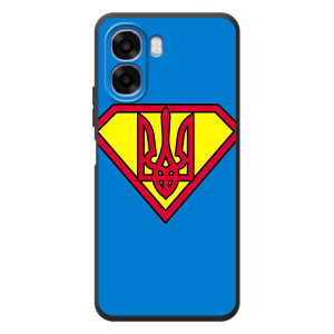 Чохол з картинкою (Патріотичний ГЕРБ) на OPPO A6x – Герб - супер герой
