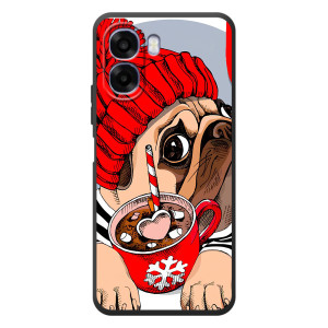 Бампер для OPPO A6x з картинкою "Песики" – Сумний собака