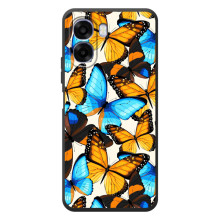 Чохол з принтом для ОРО A6х - (Прикольні) (AlphaPrint) – Яскраві метелики