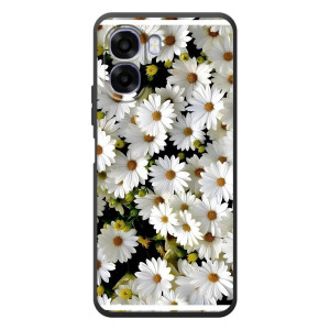 Чохол з ромашками на OPPO A6x – Рамка в ромашках