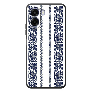 Силиконовый Чехол на OPPO A6x с картинкой Вышиванки – Синяя вышиванка