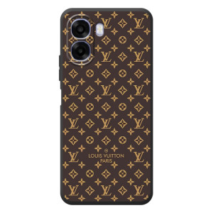 Чехол Стиль Louis Vuitton на OPPO A6x – Фон Луи Виттон