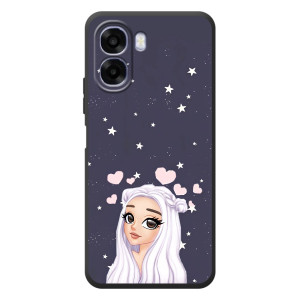 Чохол Стильні дівчата на OPPO A6x (Дівчина та серця)